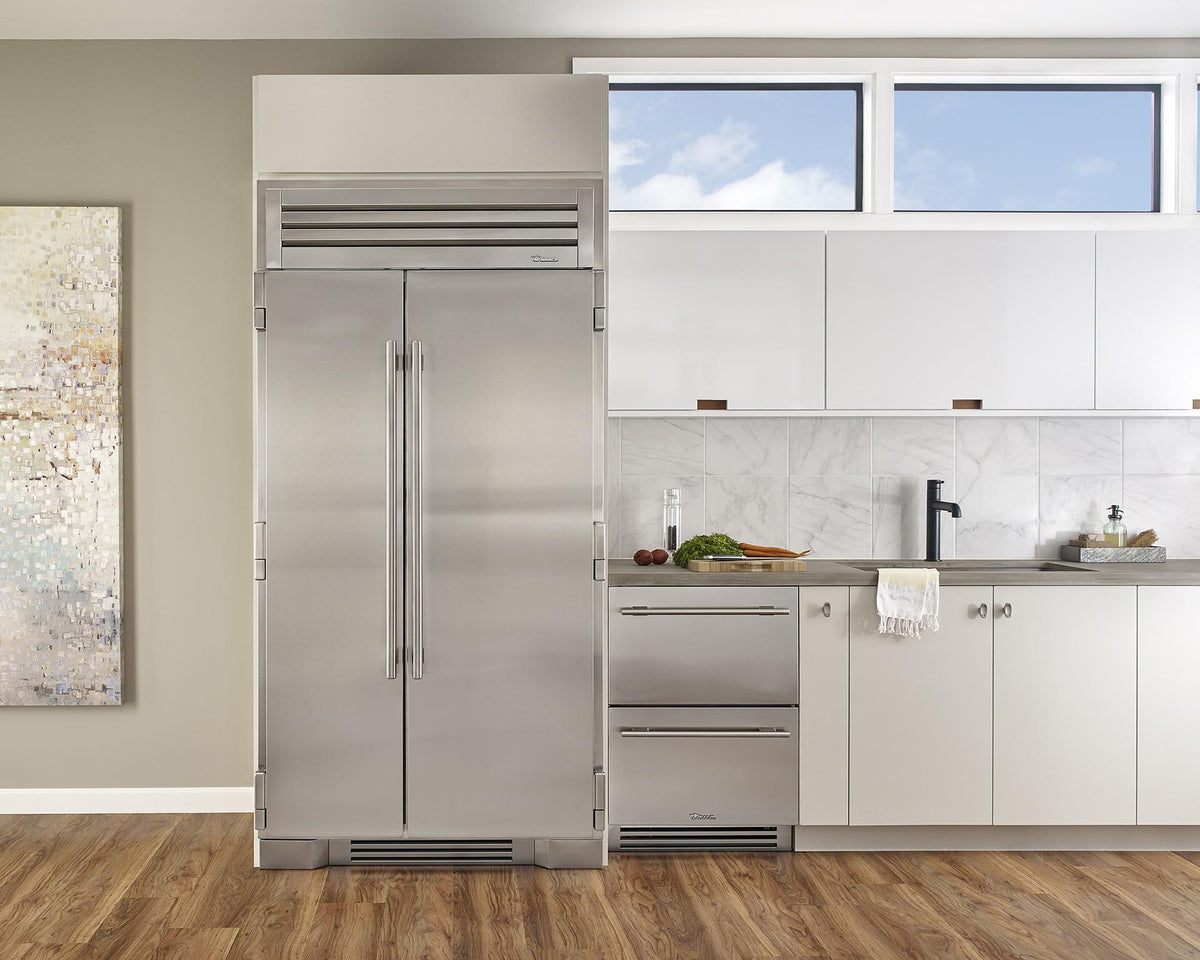 True Caliber TUR24RSSC 24 Inch Undercounter Refrigerator - Door: Solid Stainless - Stainless Steel Finish, Stainless Steel Hardware, Right Hinge