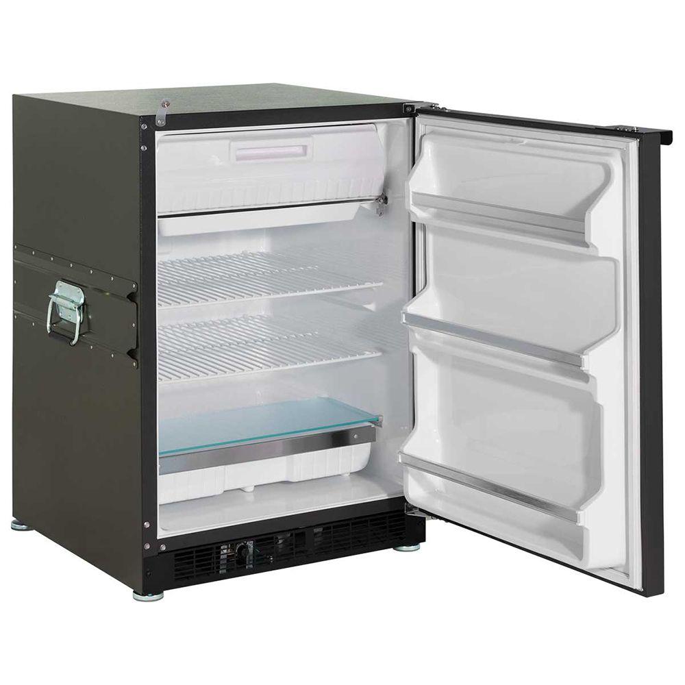 Marvel MS24RFSGRG 24-In Scientific Dual-Voltage Refrigerator Freezer With Door Style - Green