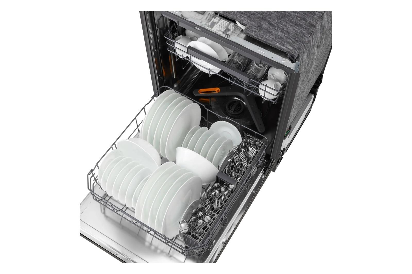 Lg LDNTM545D Smart Flushfit™ Top Control Dishwasher With 1-Hour Wash & Dry, Quadwash® Pro, And Dynamic Heat Dry™ W/Autovent Dry™