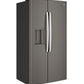 Ge Appliances GZS24NMYES Ge® 23.6 Cu. Ft. Counter-Depth Side-By-Side Refrigerator With Extra Tall Dispenser And In-Door Icemaker