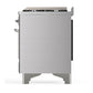 Ilve UMD40FNR3SSCLP Ilve Umd40Fnr3Ssclp Majestic Iii 40 Inch Dual Fuel Range With 6 Burners And Griddle, Dual Function Burner Up To 25,000 Btu (Liquid Propane, Triple Glass Door, Stainless Steel, Chrome)