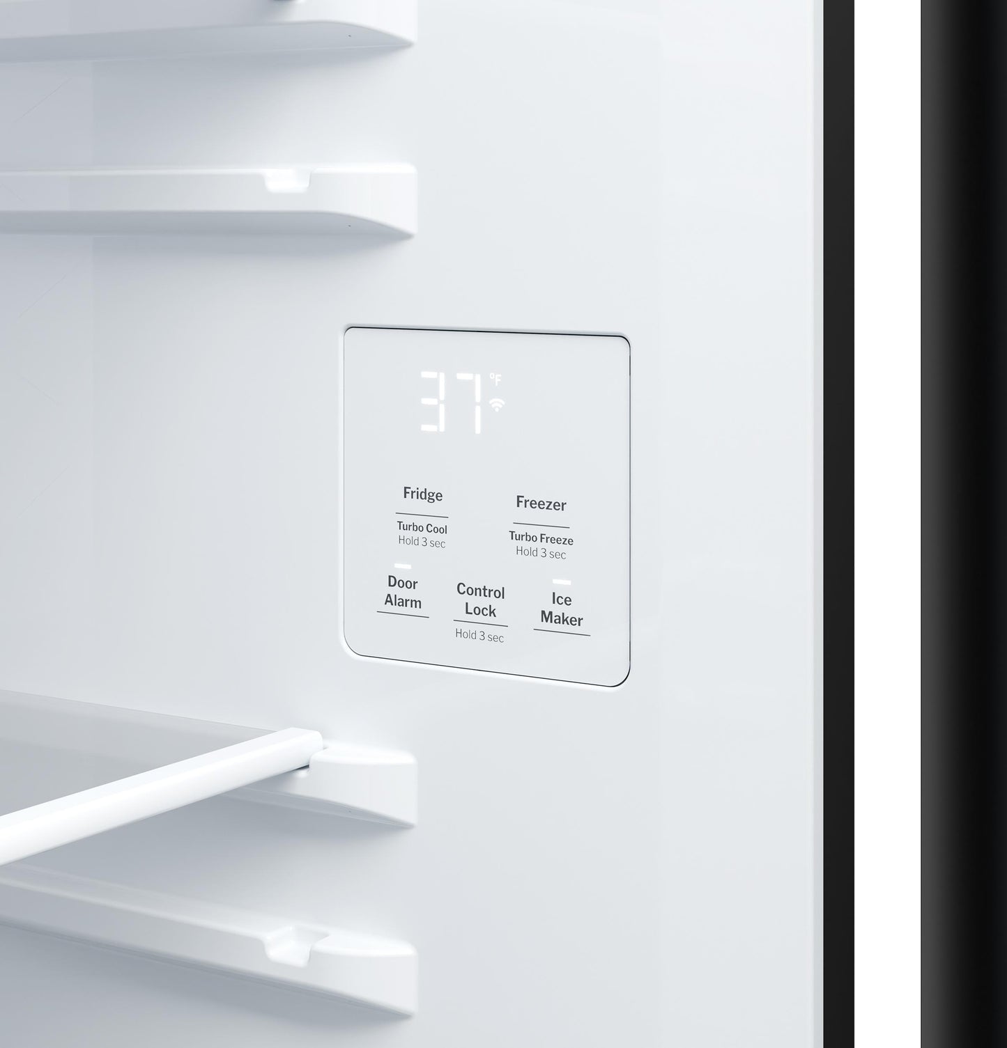 Ge Appliances GZE24NGYBB Ge® Energy Star® 23.6 Cu. Ft. Counter-Depth Side-By-Side Refrigerator With Extra Tall Dispenser And In-Door Icemaker
