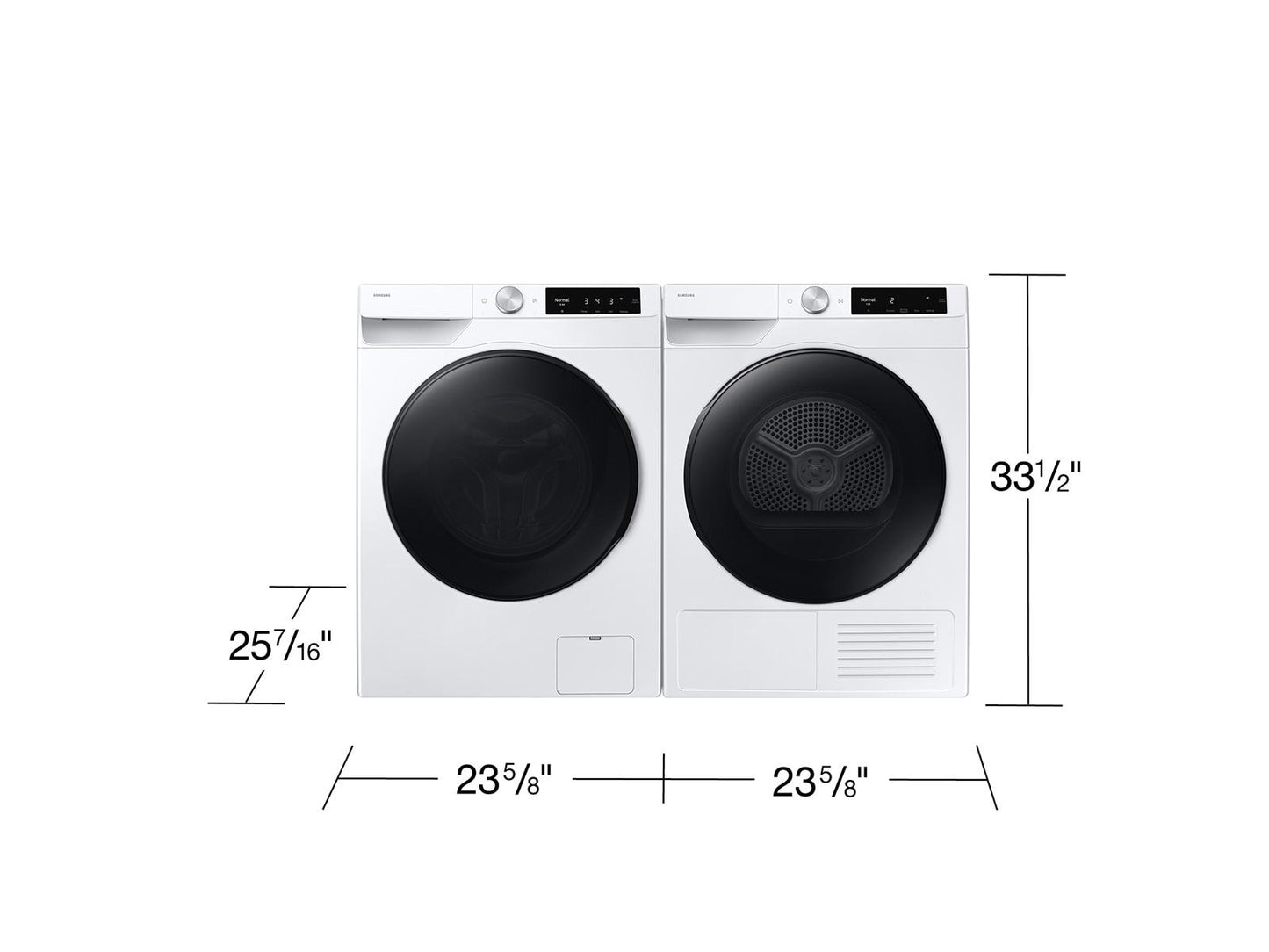 Samsung WW25FG6B34BE Compact Front Load Washer Wi-Fi Connectivity Super Speed Wash 2.5 Cu.Ft.