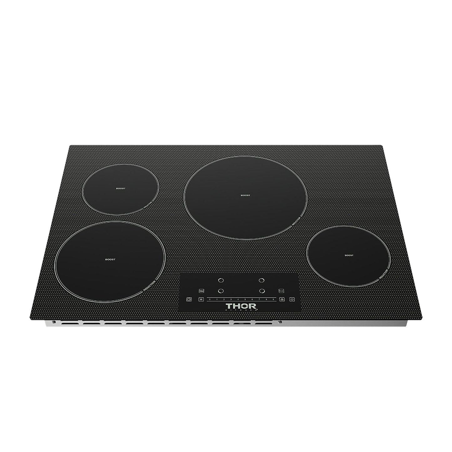 Thor Kitchen PIH30 30 Inch 4-Element Induction Cooktop In Black With Touch Controls