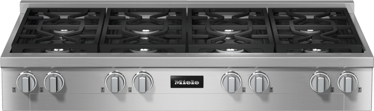 Miele KMR13543LP Kmr 1354-3 Lp Edst/Clst - 48-Inch Range Top With 8 Burners For Professional Applications