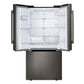 Lg LF25H6330D 25 Cu.Ft. 3-Door French Door Refrigerator With New Hybrid Handle Design And External Ice And Water Dispenser
