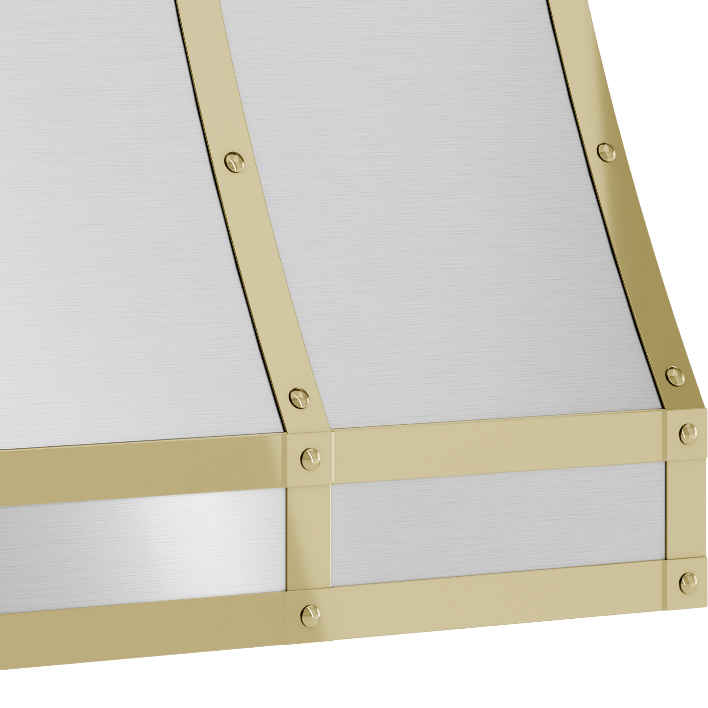Zephyr BKDC14818APG Duct Cover Banding Kit, 48In X 18In, Polished Gold