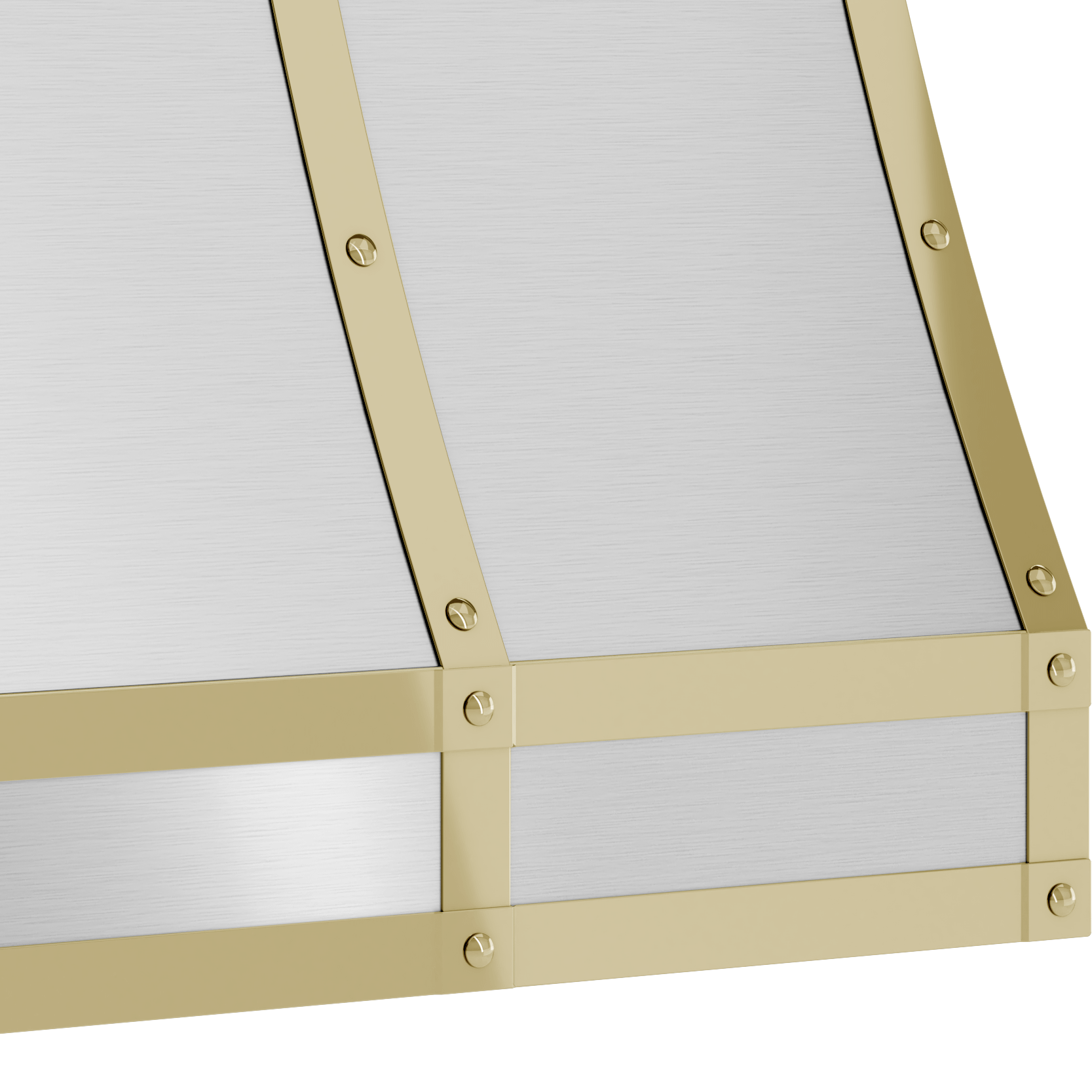 Zephyr BKFT36APG Forte Hood Banding Kit, 36In, Polished Gold