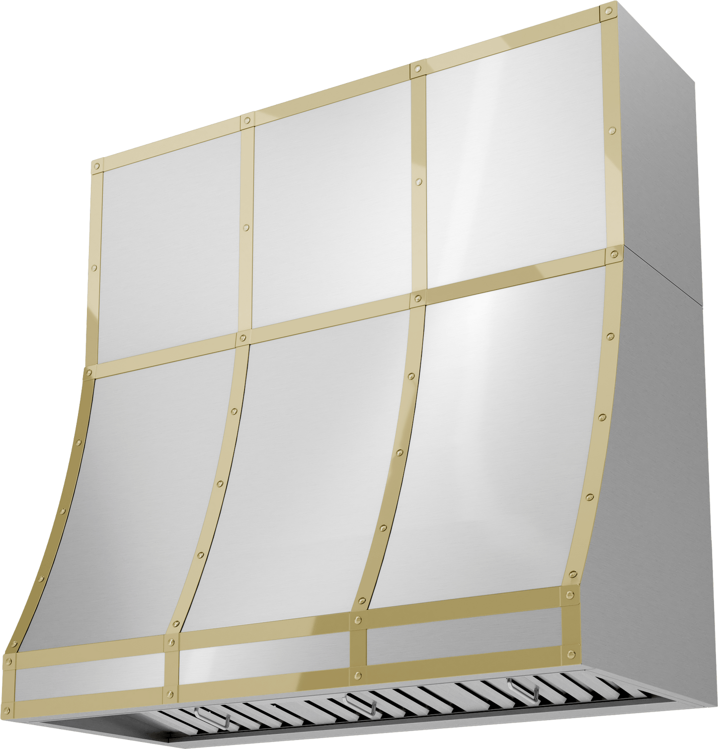 Zephyr BKDC14818APG Duct Cover Banding Kit, 48In X 18In, Polished Gold
