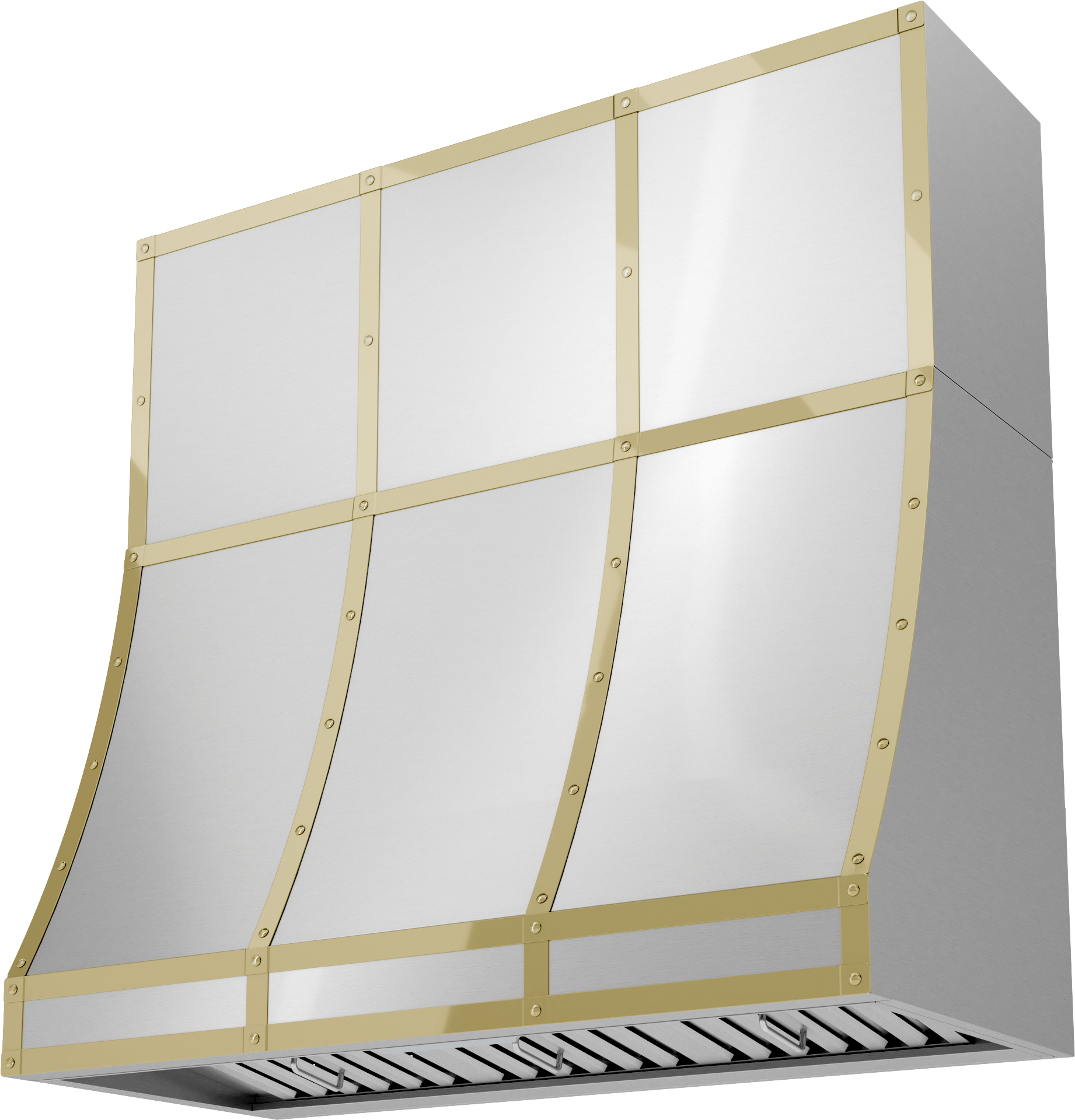 Zephyr BKDC14818APG Duct Cover Banding Kit, 48In X 18In, Polished Gold