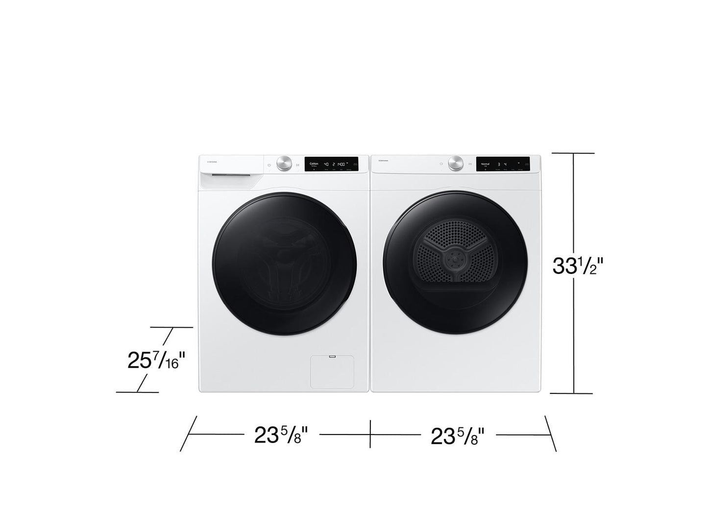 Samsung DV25FG60BVBE Compact Electric Dryer Wi-Fi Connectivity Sensor Dry 4.0 Cu.Ft.