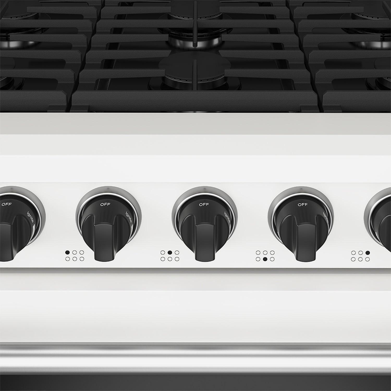 Thor Kitchen LRG3601UW 36 Inch Professional Gas Range In White