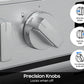 Samsung NSE70H63SR Bespoke Smart Slide-In Electric Range Pro Style Design Air Fry Max Precision Knobs