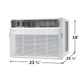 Frigidaire FHWW245WE2 24,000 Btu Inverter Window Room Air Conditioner With Wi-Fi (Energy Star)