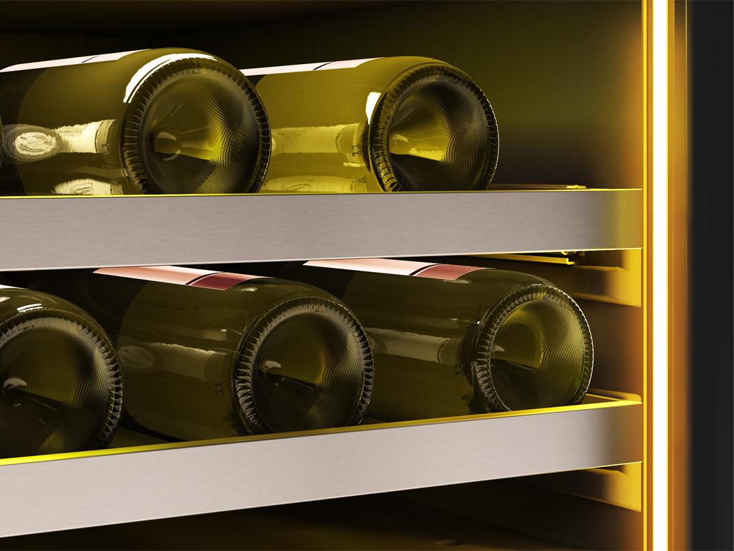 Zephyr PRW24C01CG 24" Single Zone Wine Cooler