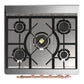 Ilve UM30NR3RAP Ilve Um30Nr3Rap Majestic Iii 30 Inch Dual Fuel Range With 5 Black Brass Burners, Dual Function Burner Up To 25,000 Btu (Natural Gas, Triple Glass Door, Ral, Copper)