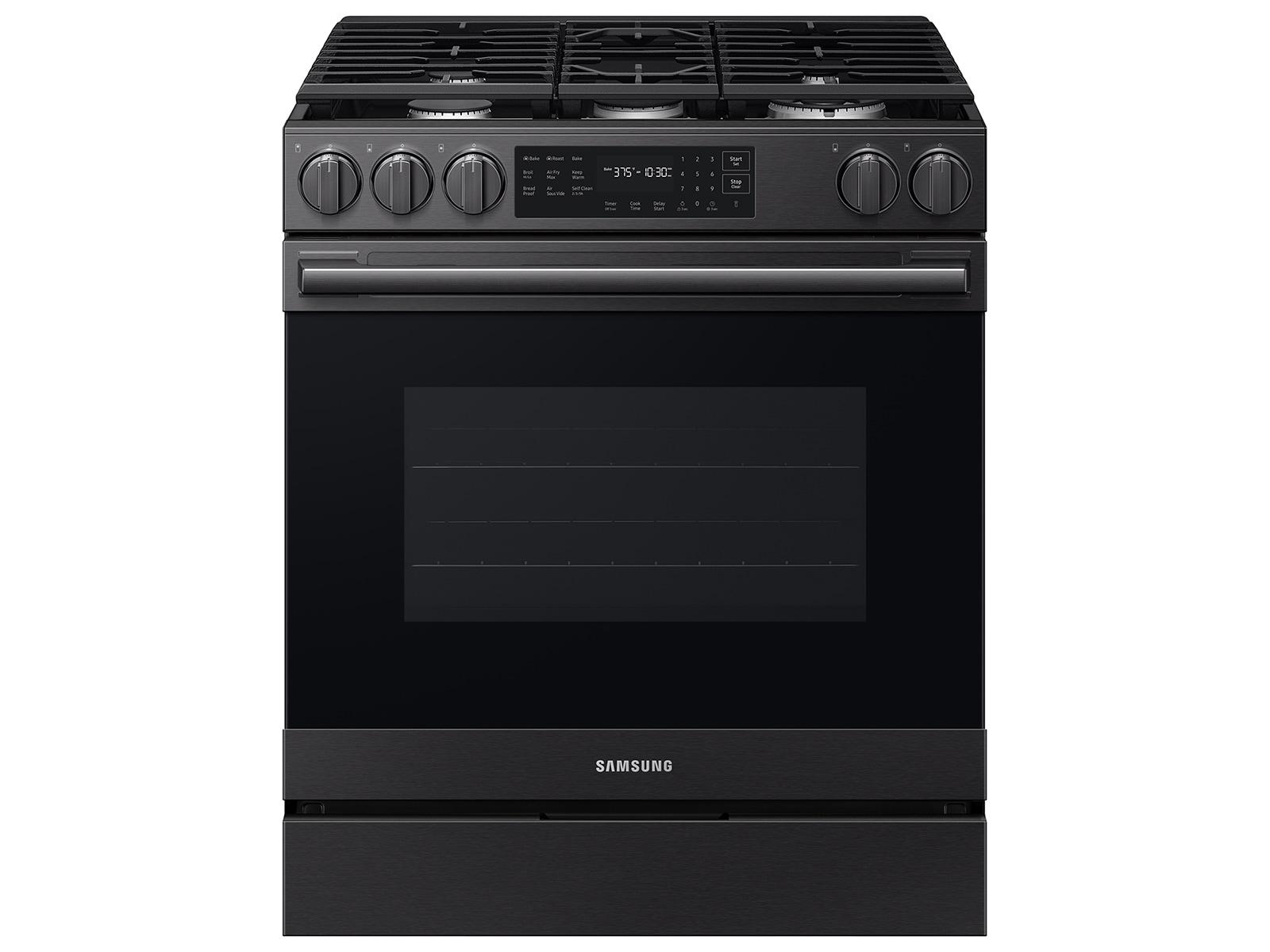 Samsung NSG80H60SE Bespoke Smart Slide-In Gas Range Pro Style Design Air Fry Max True Convection