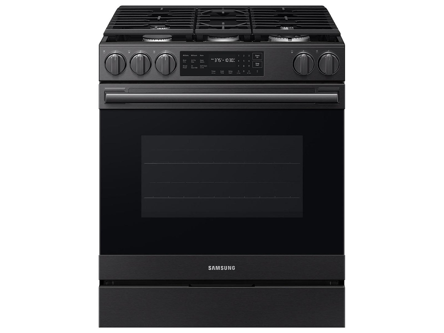 Samsung NSG80H60SE Bespoke Smart Slide-In Gas Range Pro Style Design Air Fry Max True Convection
