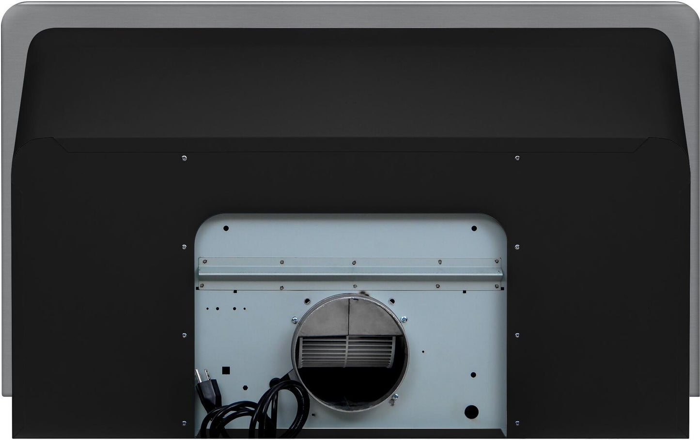 Ilve UAM90BK Majestic 36 Inch Glossy Black Wall Mount Range Hood