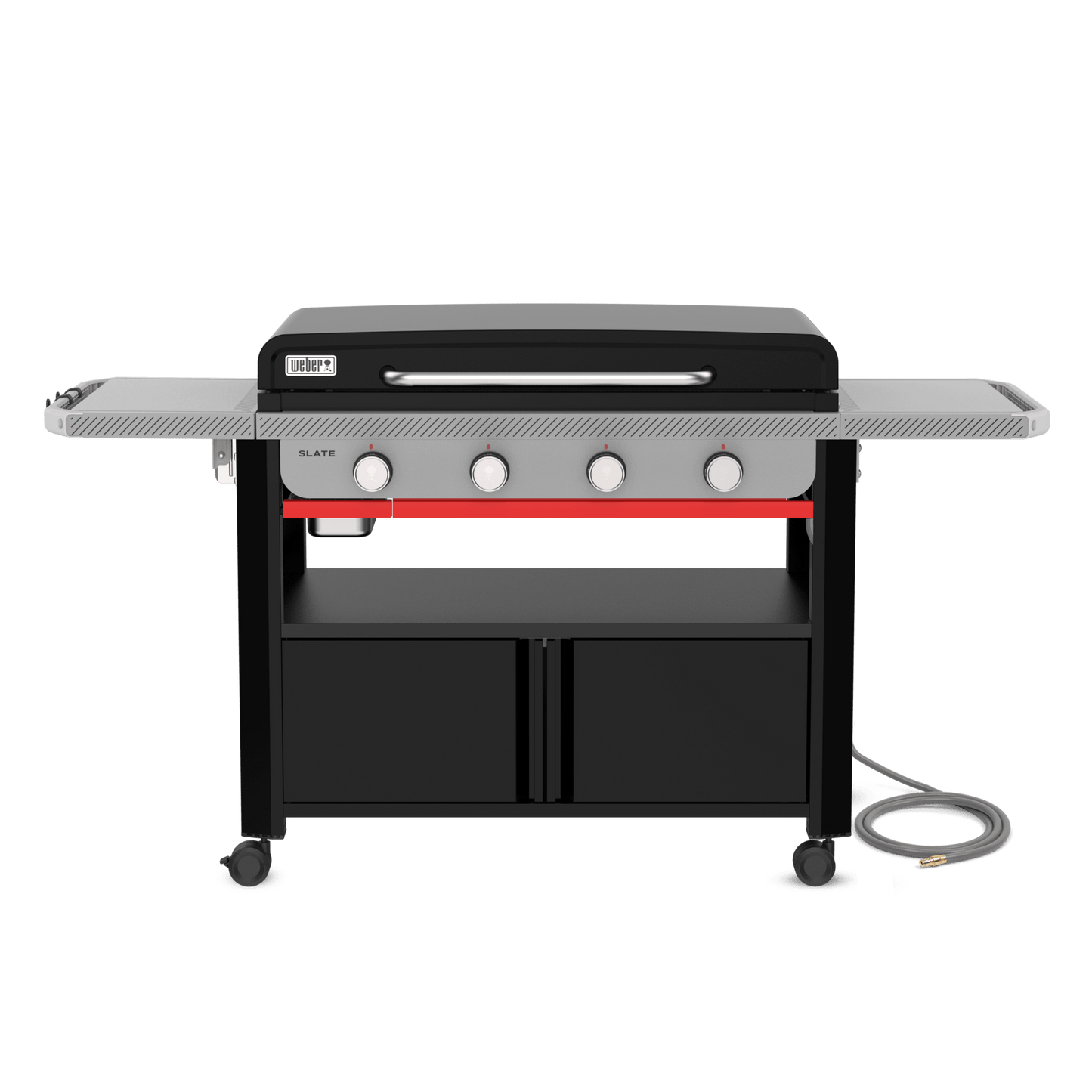 Weber 1502284 Slate® 36" Rust-Resistant Griddle With Closed Cabinet - Black