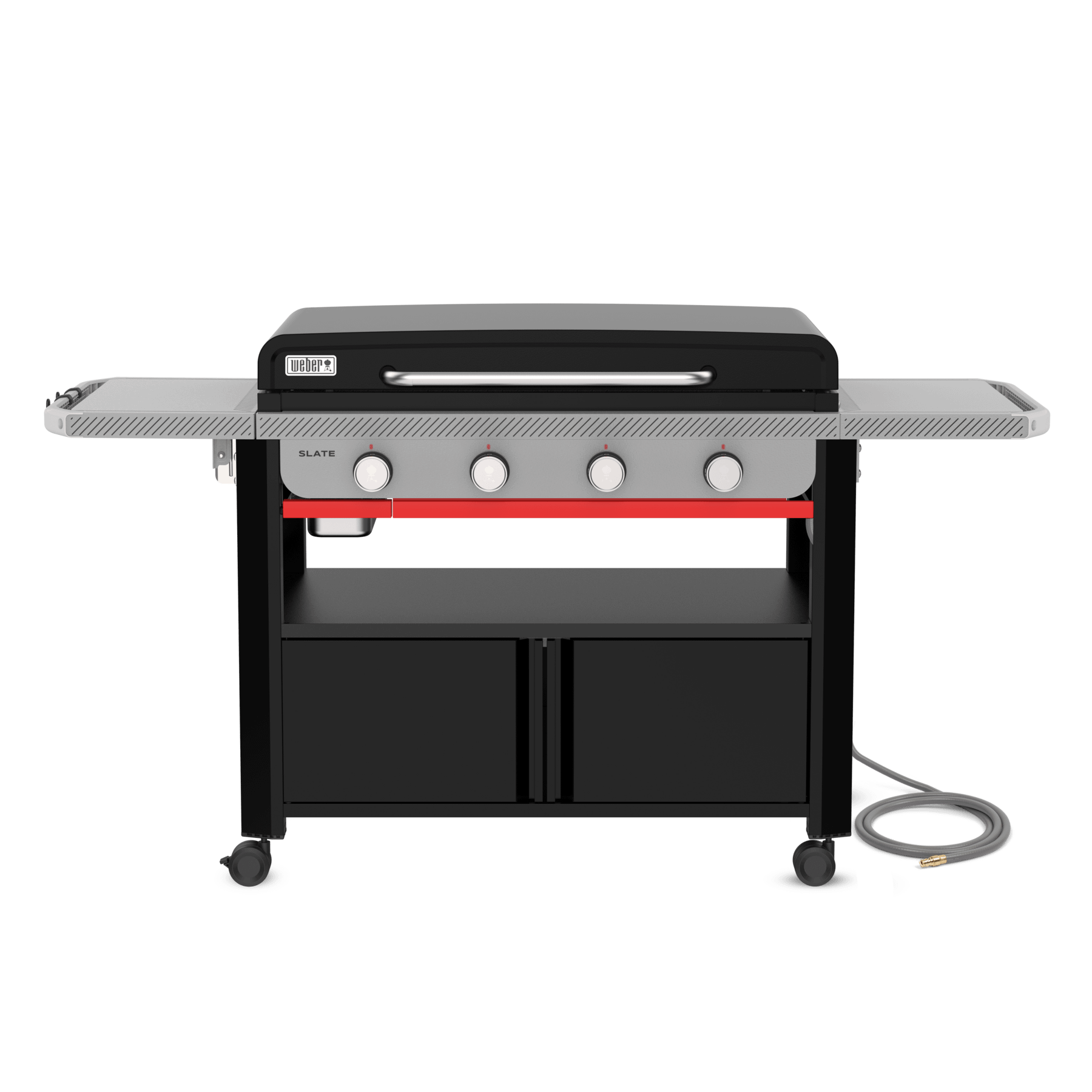 Weber 1502284 Slate® 36" Rust-Resistant Griddle With Closed Cabinet - Black