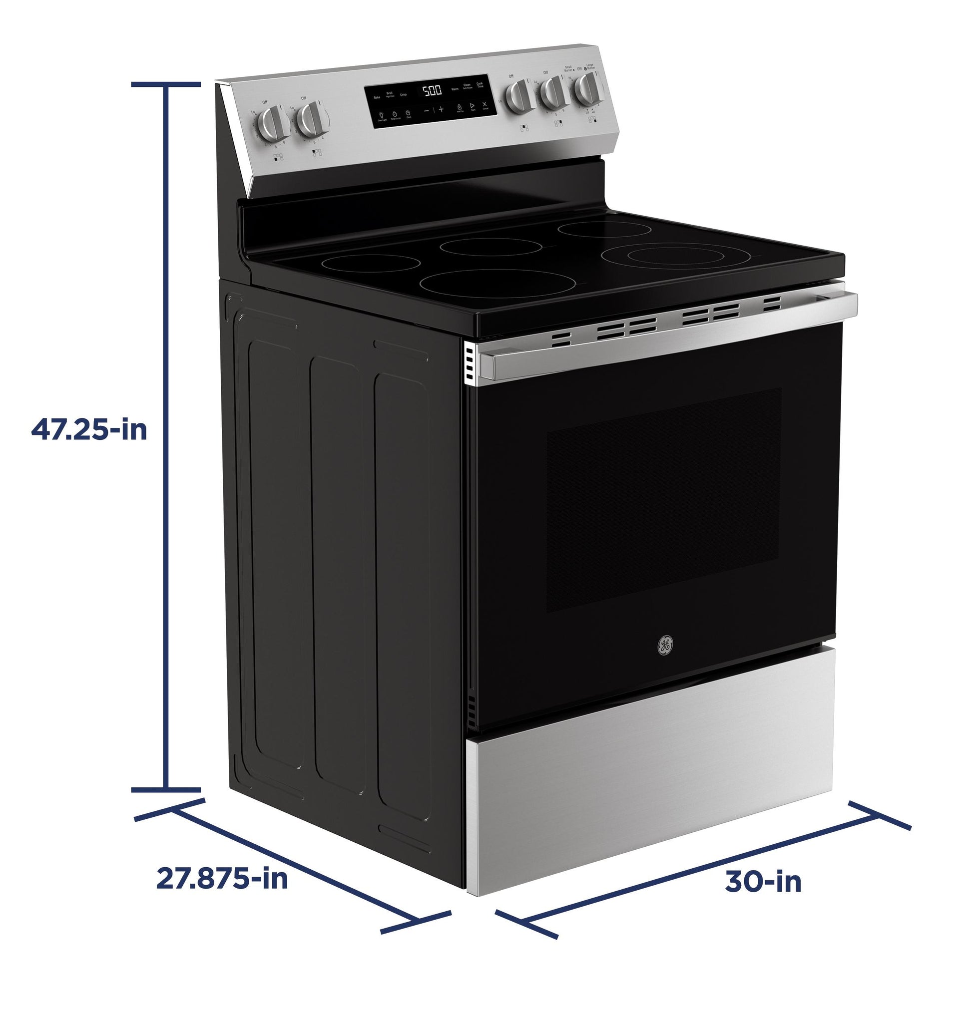 Ge Appliances GRF500PVSS Ge® 30" Free-Standing Electric Range