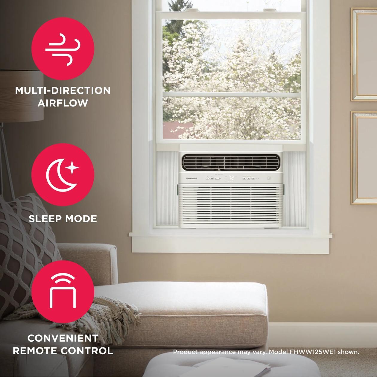 Frigidaire FHWW085WE1 8,000 Btu Inverter Window Room Air Conditioner With Wi-Fi (Energy Star)