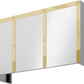 Zephyr BKDC13618APG Duct Cover Banding Kit, 36In X 18In, Polished Gold