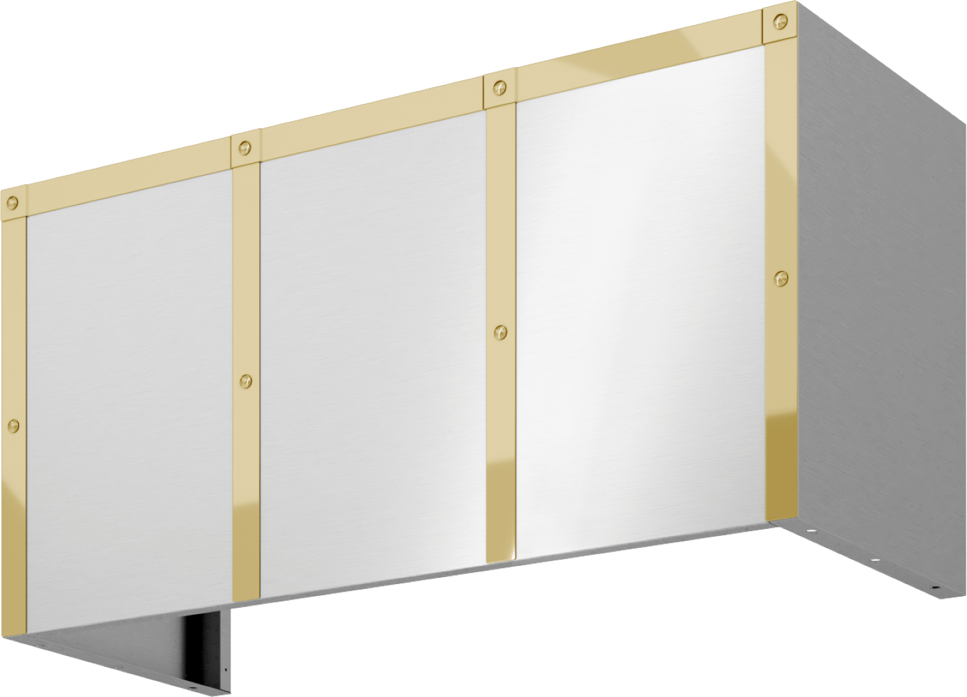 Zephyr BKDC14818APG Duct Cover Banding Kit, 48In X 18In, Polished Gold