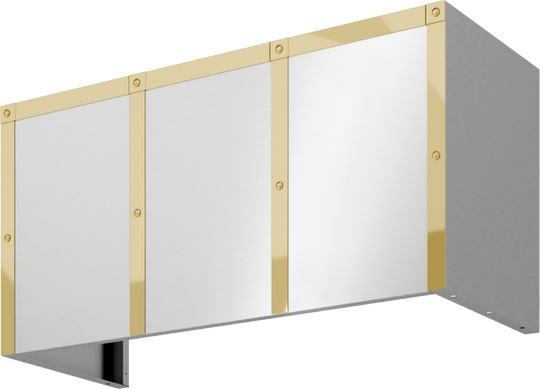 Zephyr BKDC13618APG Duct Cover Banding Kit, 36In X 18In, Polished Gold