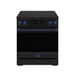 Thor Kitchen RSI30BBLU 30 Inch Professional Induction Range With Tilt Panel Touch Control In Black And Blue Gordon Ramsay Series