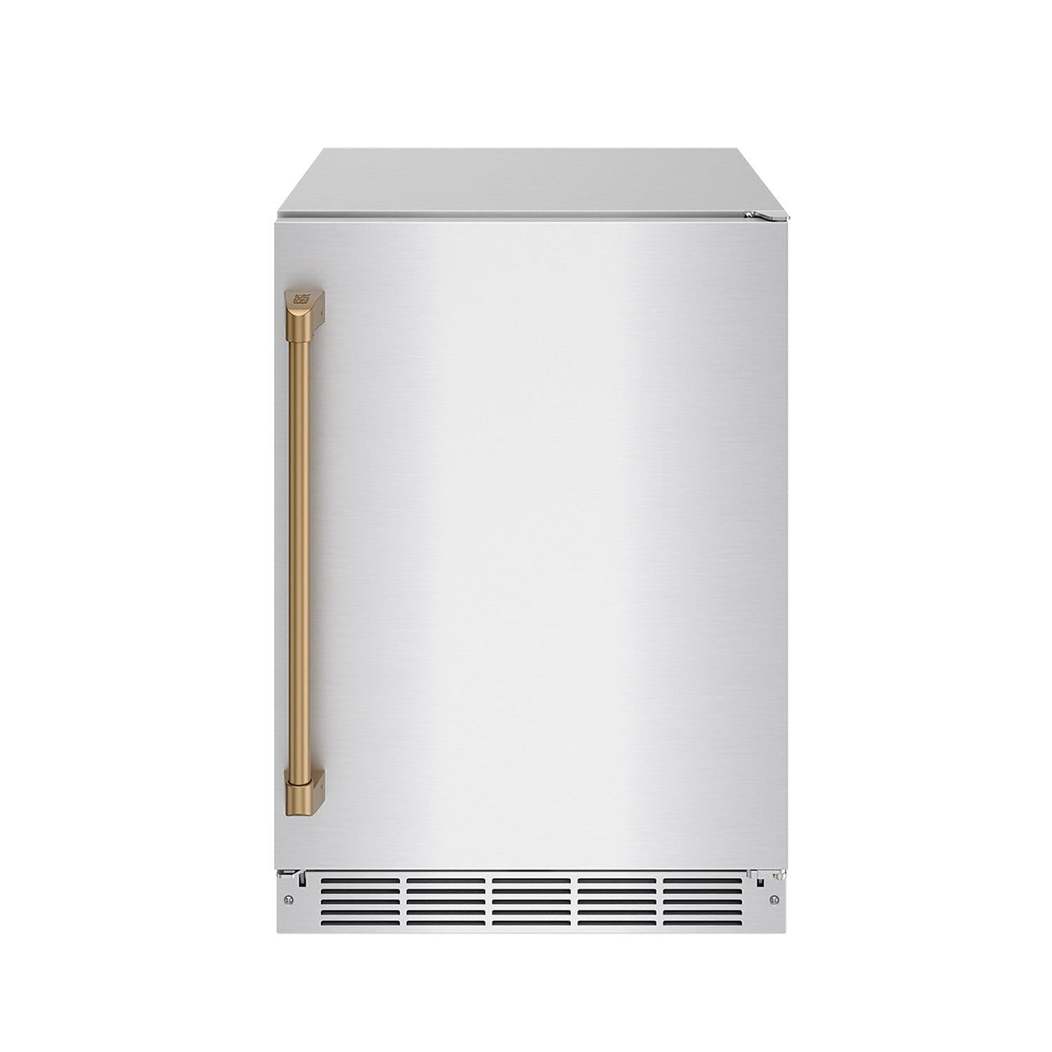 Thor Kitchen RBC24SSDBRZ Gordon Ramsay Collection 24 Inch Outdoor Undercounter Beverage Cooler In Stainless Steel/Bronze