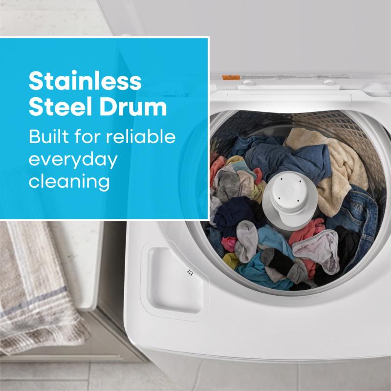 Element Appliance ENTW3925EW Element 3.9 Cu. Ft. Top Load Washer With Agitator - White (Entw3925Ew)