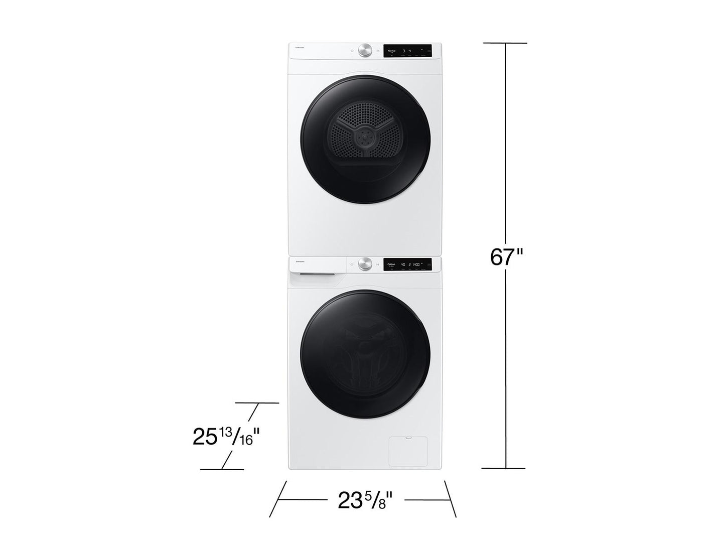 Samsung WW25FG6B34BE Compact Front Load Washer Wi-Fi Connectivity Super Speed Wash 2.5 Cu.Ft.