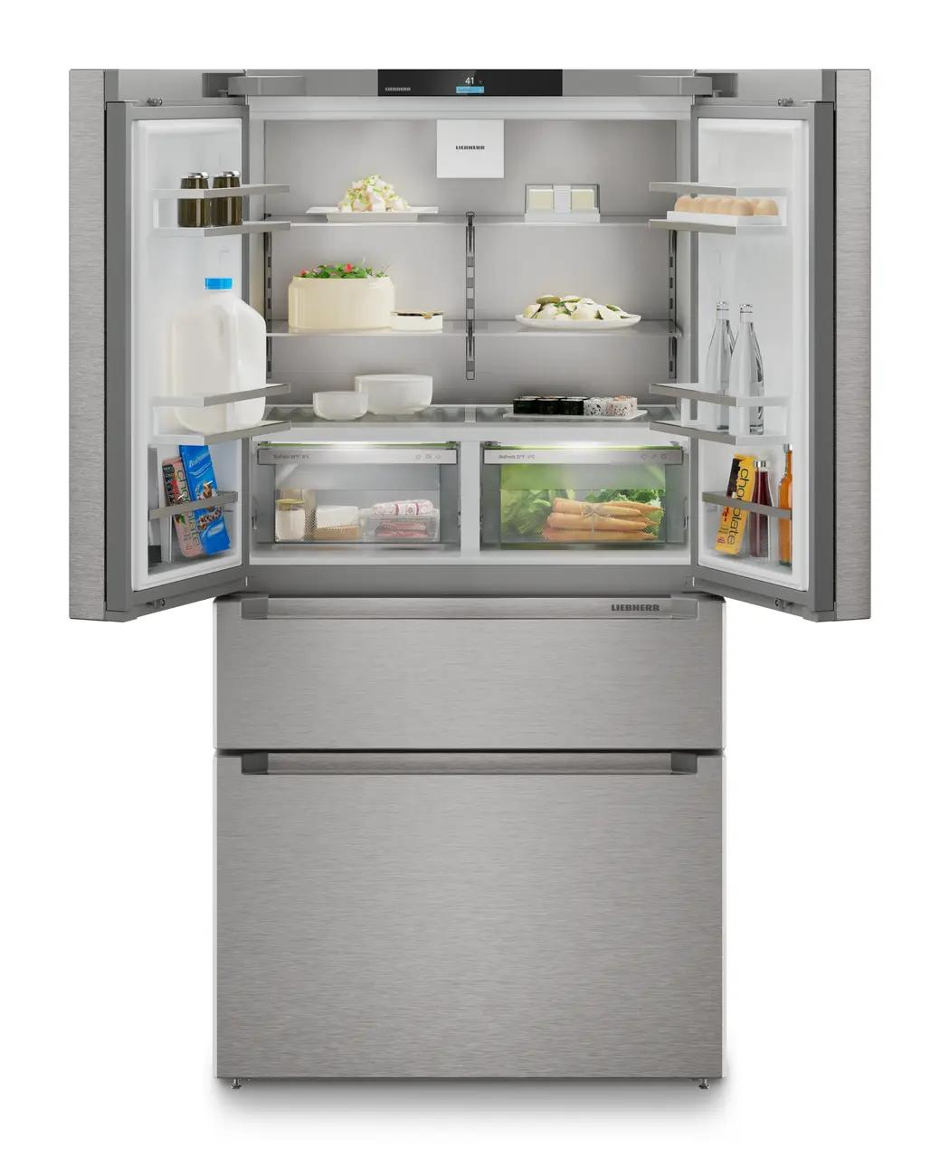 Liebherr FDBI36S French Door Fridge-Freezer With 2 Freezer Drawers And Icemaker And Infinityspring