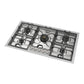 Ilve UHCPMT95SSLP Ilve Uhcpmt95Sslp Panoramagic 36 Inch Built-In Gas Cooktop With 5 Burners, In Stainless Steel (Liquid Propane, 5 Sealed Burners)