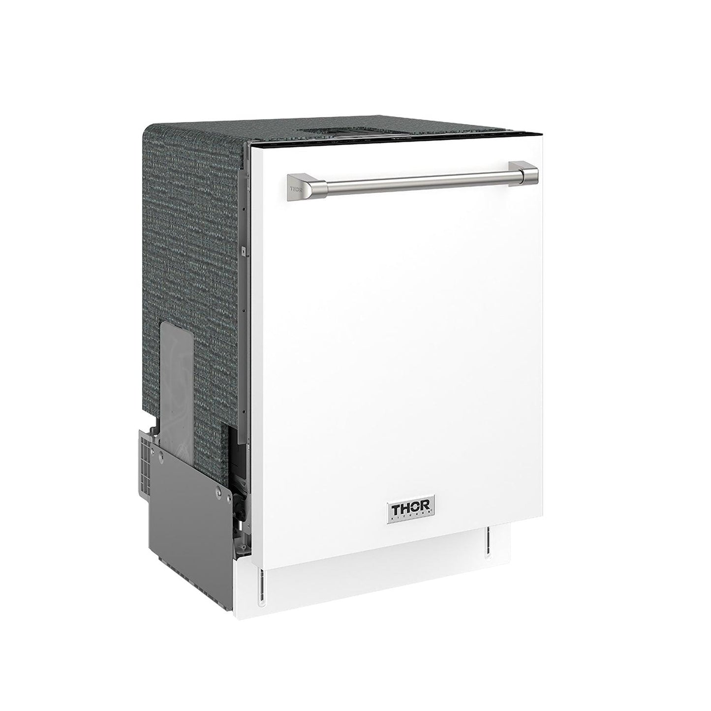 Thor Kitchen TDW24C7W 24 Inch Top Control Built-In Dishwasher In White