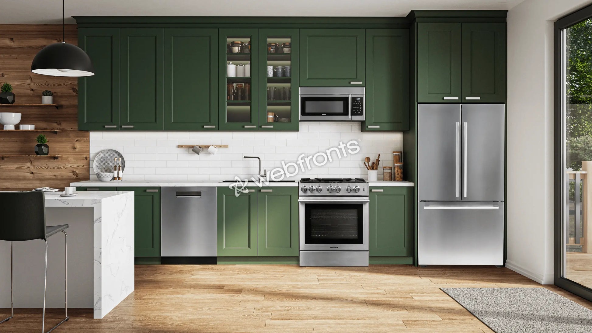 Blomberg Appliances BRFD2230XSS2 36" Counter-Depth French Door Refrigerator, Interior Water, Energy Star®