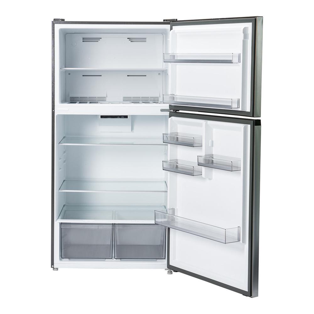 Verona VEFTF3021RSL Verona Veftf3021Rsl 30 Inch Top Freezer Refrigerator With 21 Cu. Ft. Total Capacity, Reversible Doors, Recessed Handle, Energy Star (Stainless Steel Look)