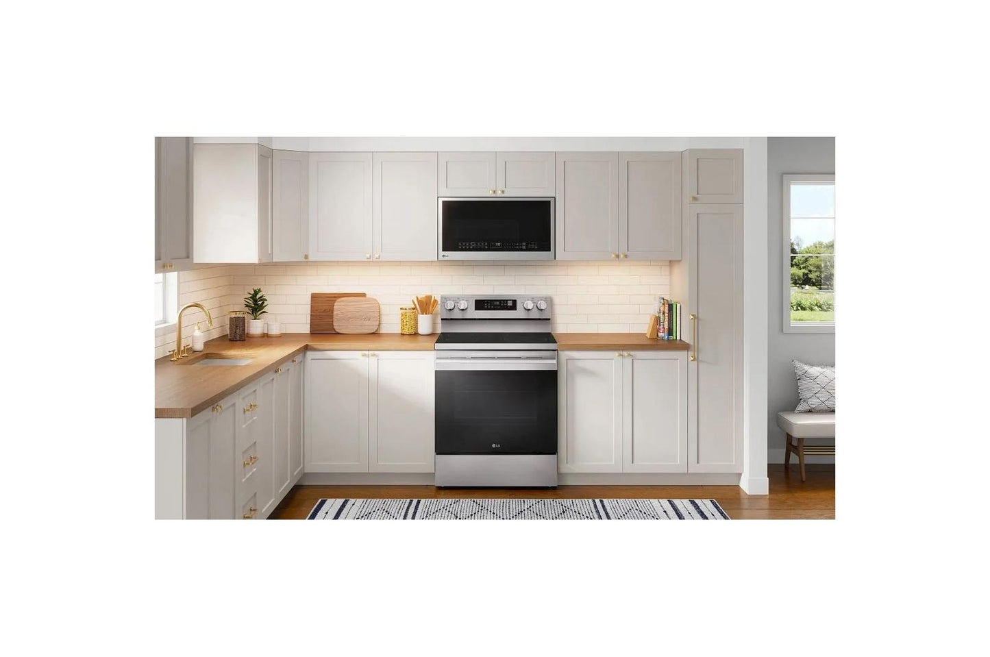 Lg LRIN6323YE 6.3 Cu. Ft. Smart Induction Freestanding Range With Probake Convection® And Air Fry