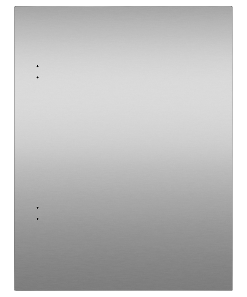 Fisher & Paykel RD2435R Solid Stainless Right-Hinge Door Panel For Integrated Undercounter Wine & Beverage, 60Cm
