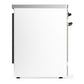 Ilve UMIB30QNR3WHB Ilve Umib30Qnr3Whb Majestic Iii 30 Inch Induction Range With 4 Elements, 4 Cu. Ft. Oven Capacity (Solid Door, White, Burnished)