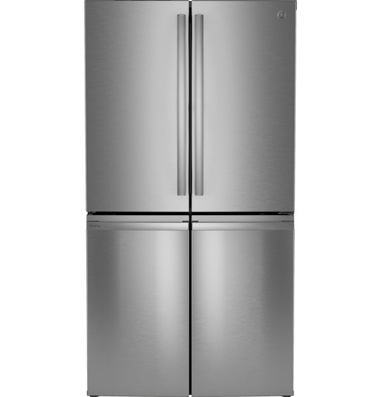 Ge Appliances PHD23BYWFS Ge Profile&#8482; Energy Star® 22.9 Cu. Ft. Counter-Depth Quad-Door Refrigerator With Dual-Dispense Autofill Pitcher And Door In Door