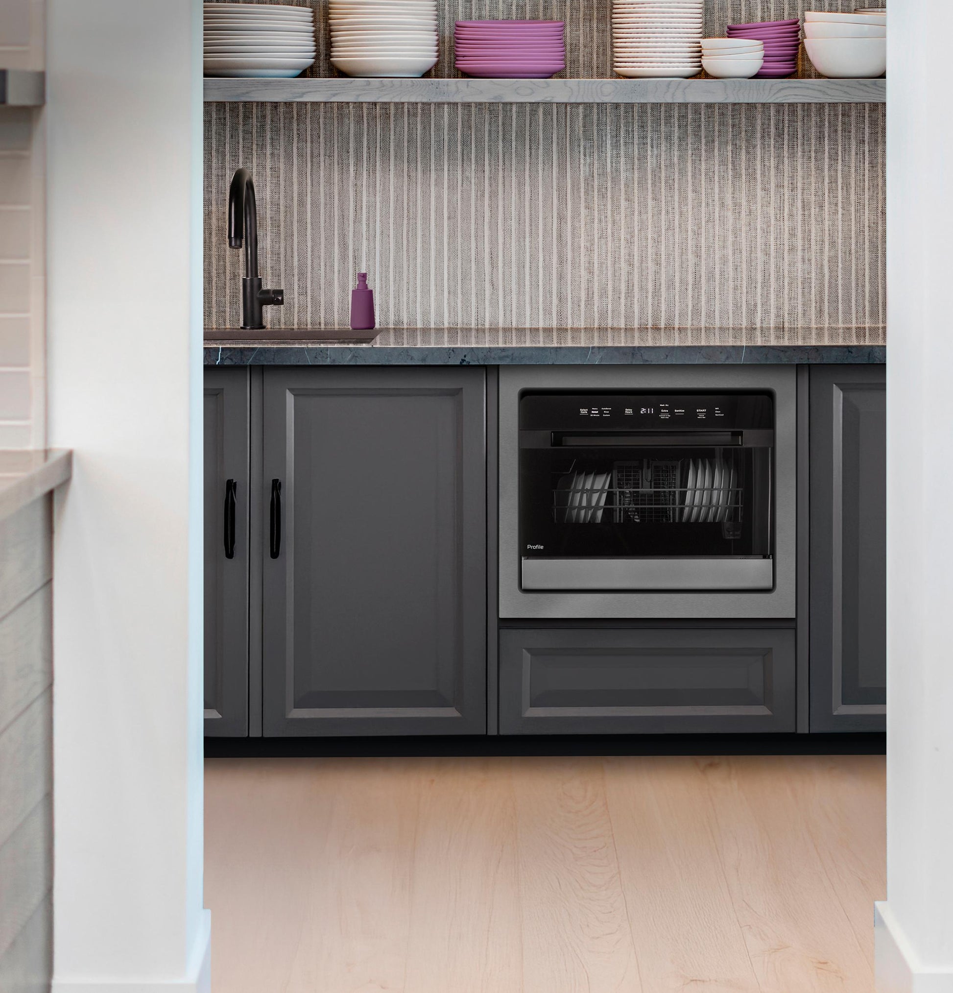 Ge Appliances PZF560HGWBB Ge Profile&#8482; Energy Star® Smart Compact Dishwasher For Countertop Or Built-In