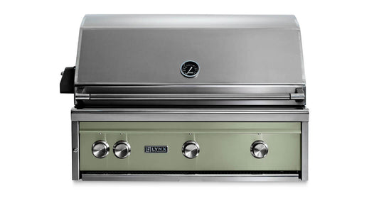Lynx L36ATRDSNG 36" Built-In Grill - All Trident™ W/ Rotisserie - Desert Sage