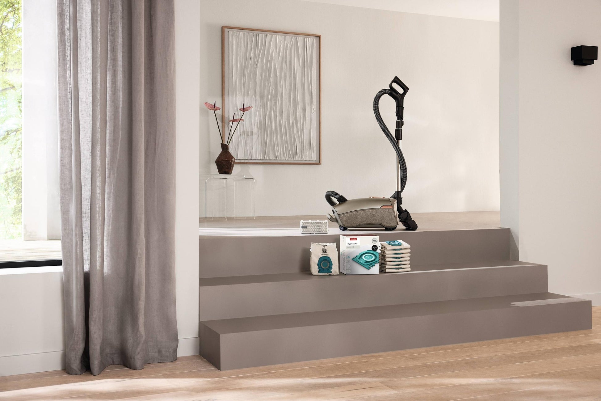Miele TUALLERGYXLHYCLEANAIR 8 Vacuum Bags And A Hepa Filter At A Special Price - For Guard L1 And Guard S1.