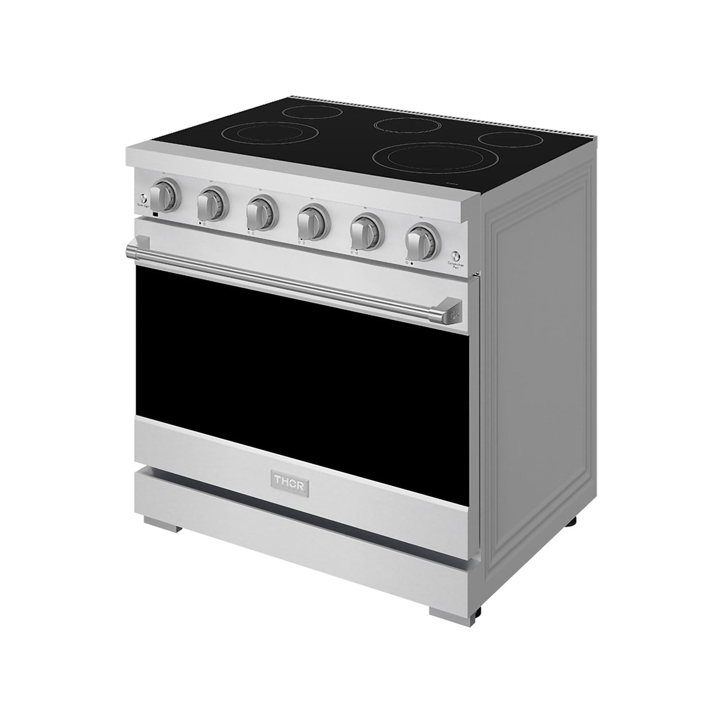 Thor Kitchen RSE36P 36 Inch Professional Electric Range In Stainless Steel Gordon Ramsay Series