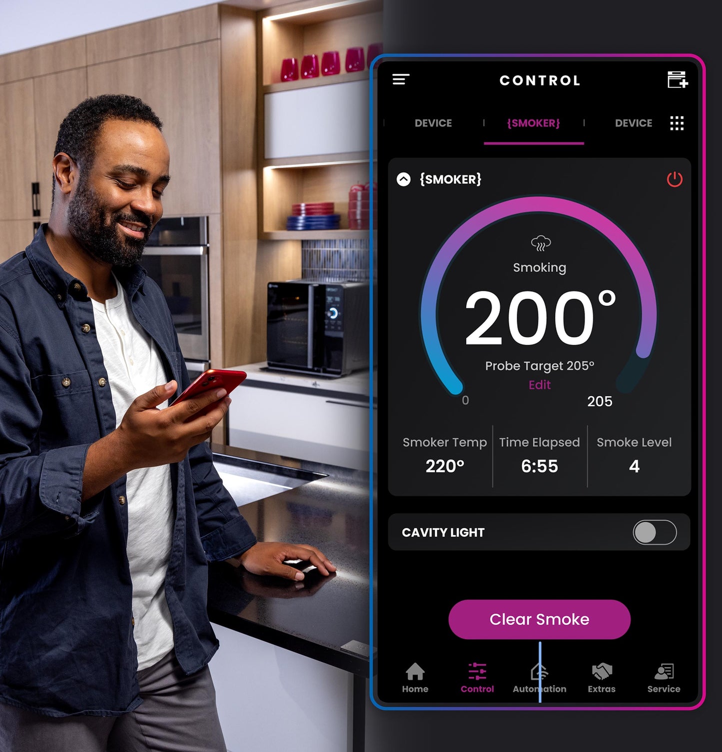 Ge Appliances P9SBAAS6VBB Ge Profile™ Smart Indoor Smoker