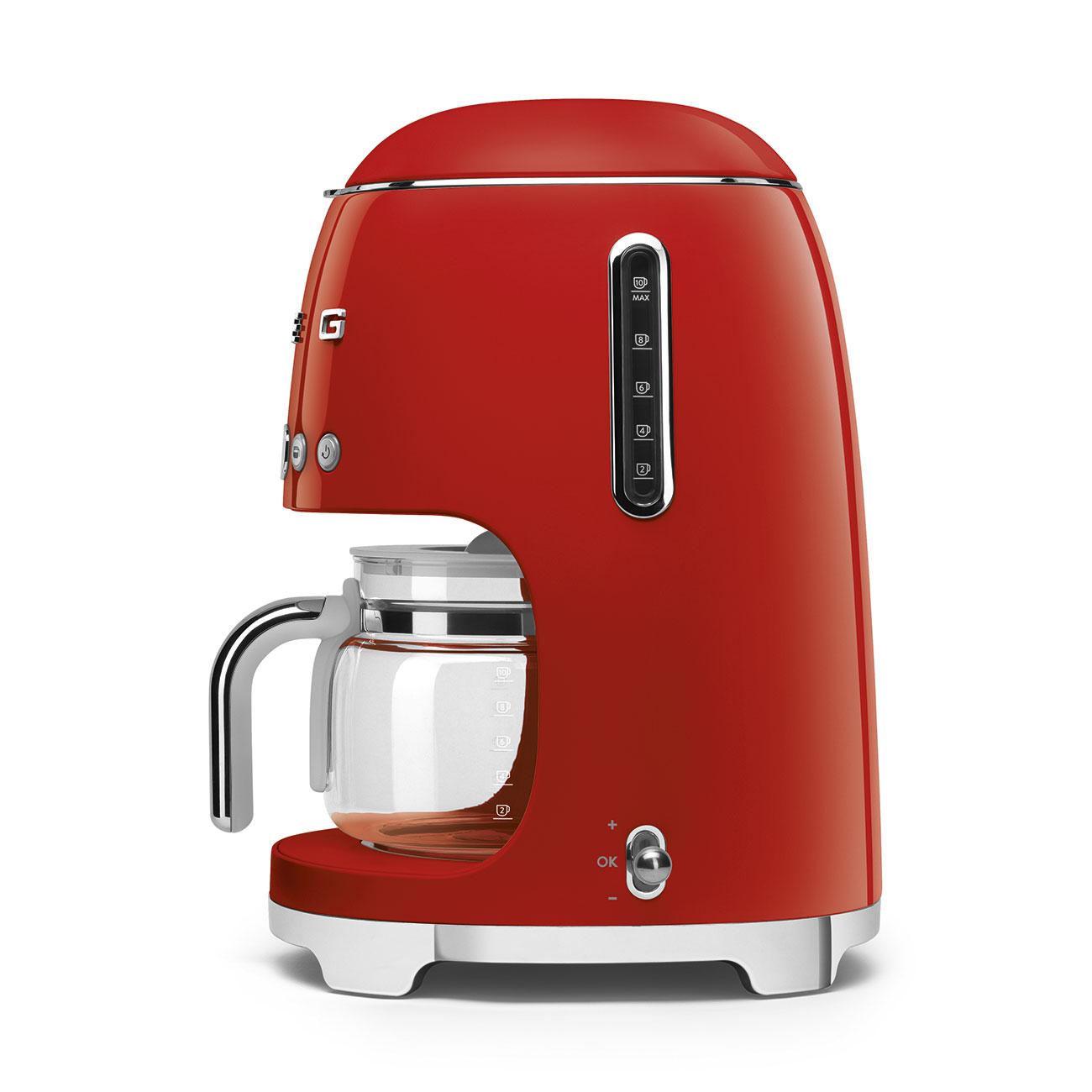 Smeg DCF02RDUS Drip-Filter Coffee Machine Red Dcf02Rdus