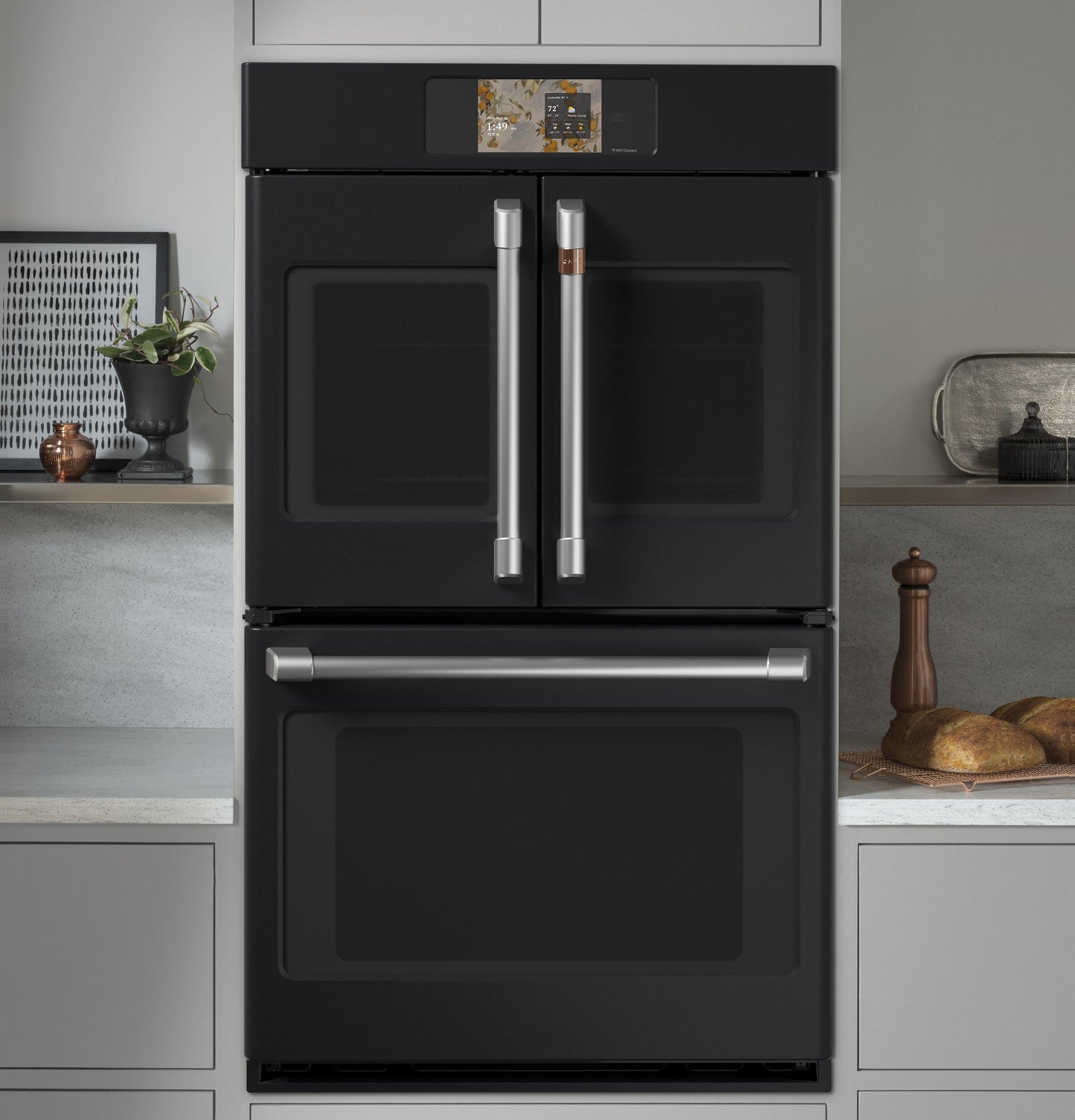 Cafe CTD90FP3ZD1 Café™ Professional Series 30" Smart Built-In Convection French-Door Double Wall Oven